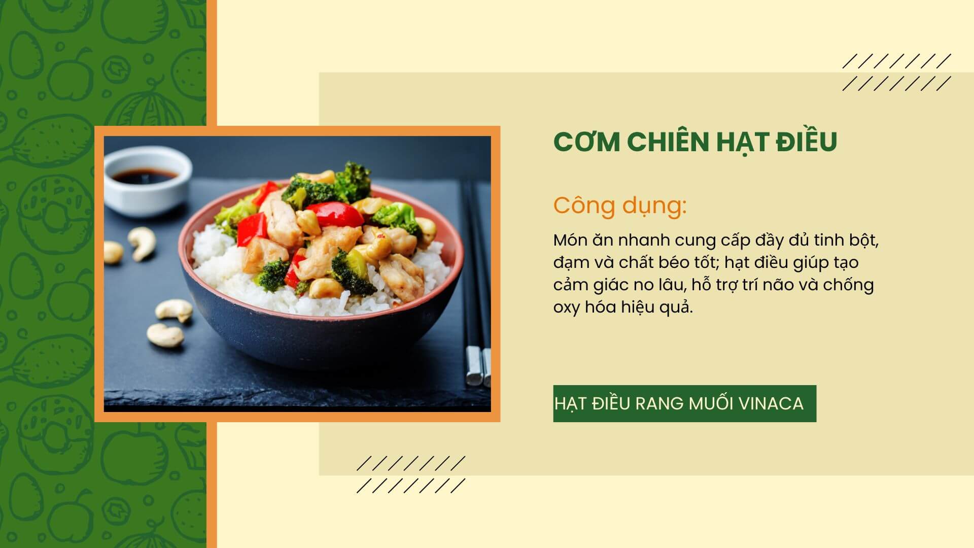 7 Cách chế biến Hạt điều vào món ăn Việt Cơm chiên hạt điều