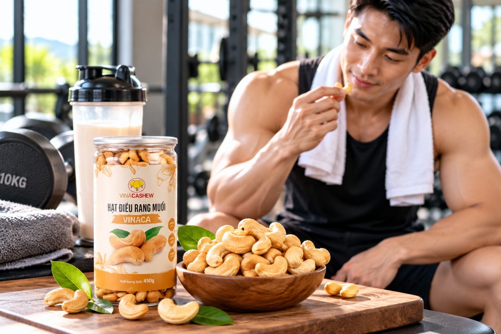 Hạt điều có bao nhiêu protein? Người tập gym có nên ăn? Hat dieu co bao nhieu protein